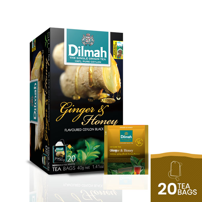 Dilmah Tea Ginger & Honey – Teh Celup